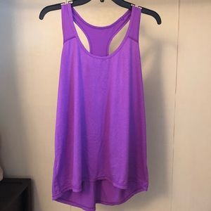 Purple Workout Racerback Tank